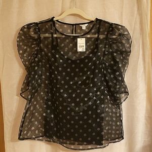 Women's Mesh Top - Black